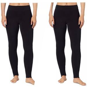 Cuddl Duds Fleecewear Stretch Leggings  2-Pack